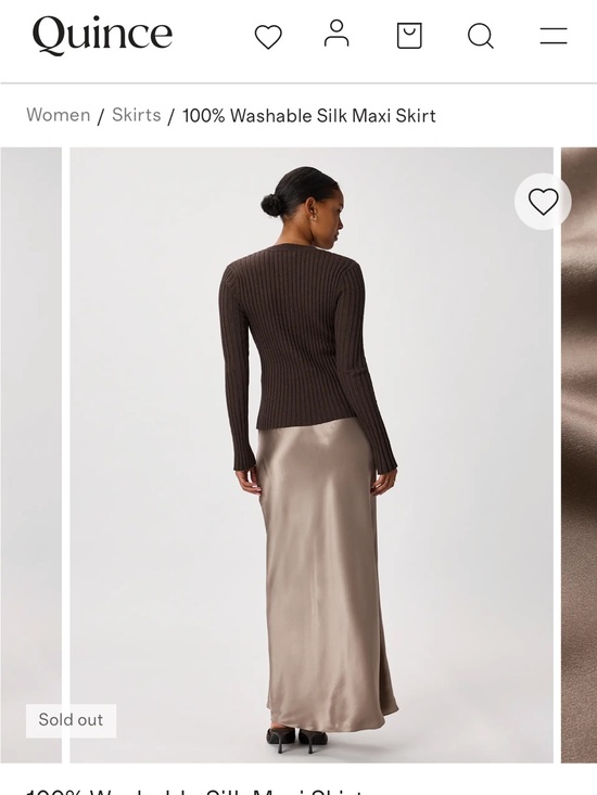 Quince Dresses & Skirts - Quince Silk Maxi Skirt
